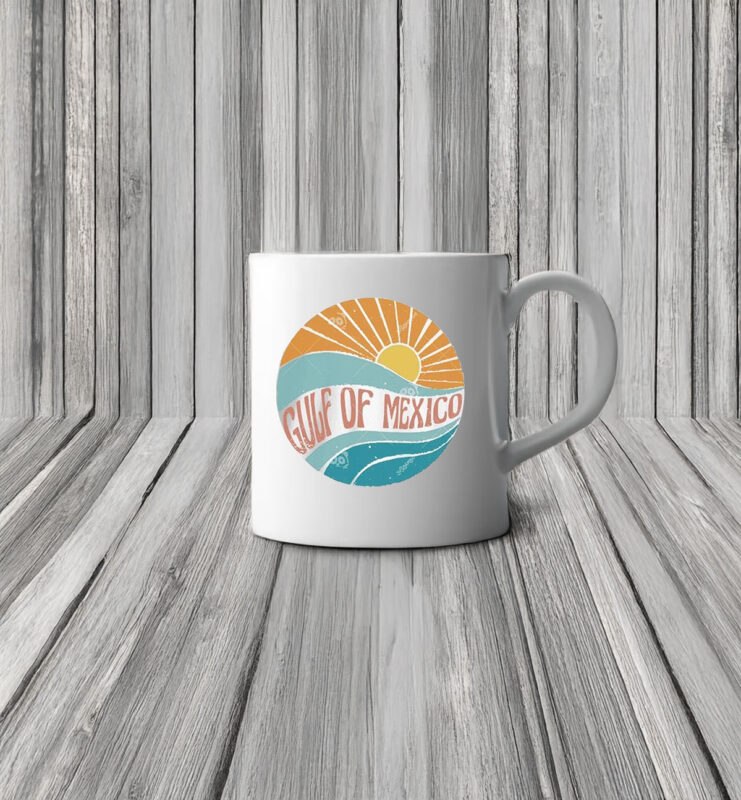 Official Gulf Of Mexico Summer Sun Beach Mug