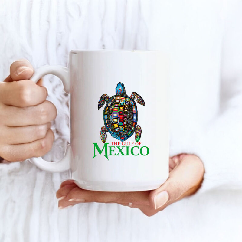 Sea Turtle Gulf of Mexico Never Forget Anti-Trump Gulf of America Mug