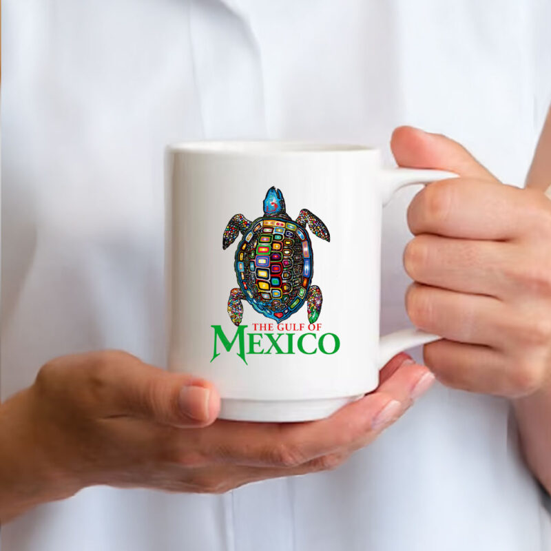Sea Turtle Gulf of Mexico Never Forget Anti-Trump Gulf of America Mug