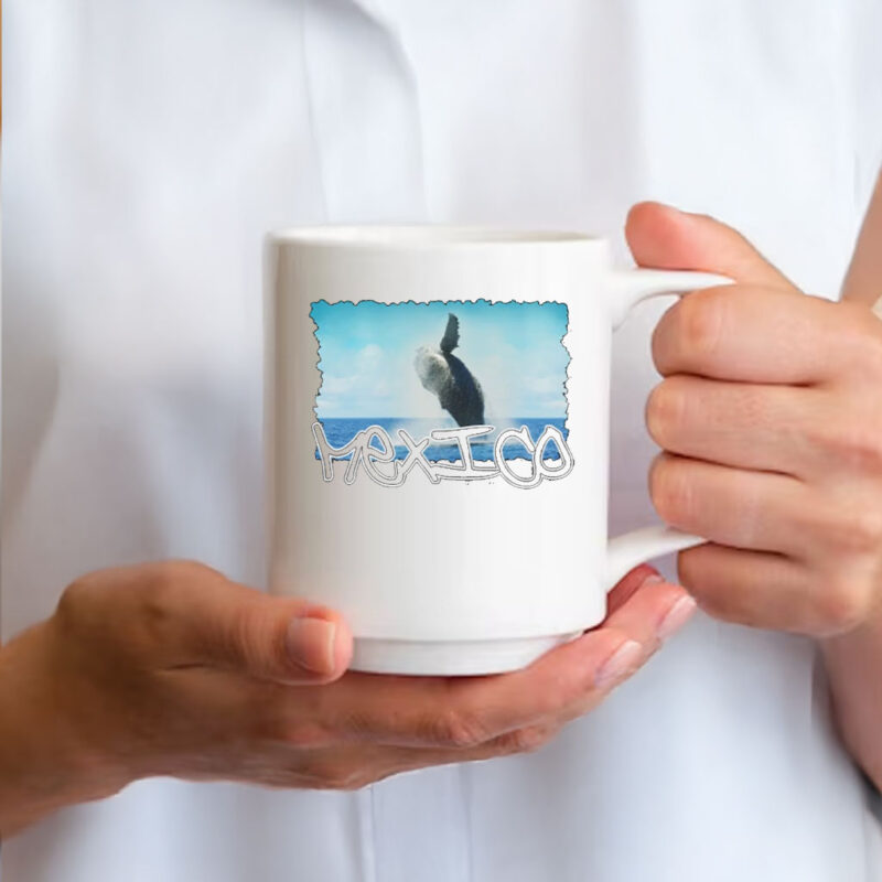 TOOLOUD Mexico - Whale Watching Cut-out Children's Mug