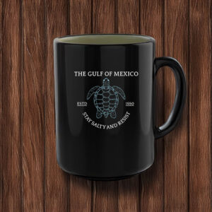 The Gulf Of Mexico ESTD 1550 Stay Saily And Resist Mug