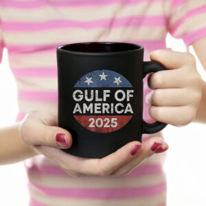 USA Gulf Of Mexico 2025 Retro Vintage Mug