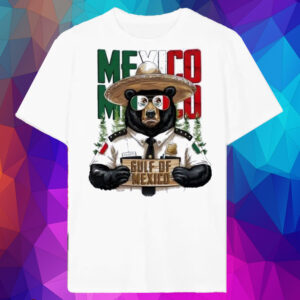 Gulf Of Mexico Bear Flag Mexico T-Shirt