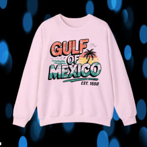 Gulf Of Mexico Est 1550, Texas Alabama Mississippi Florida Beach T-Shirt