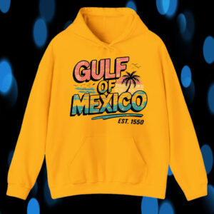 Gulf Of Mexico Est 1550, Texas Alabama Mississippi Florida Beach T-Shirt