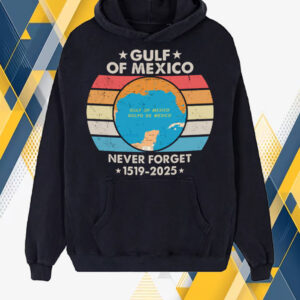 Gulf Of Mexico Never Forget 1519-2025 T-Shirt