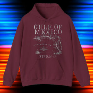 Official Gulf of Mexico Flag Map T-Shirt