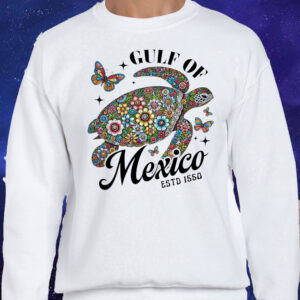 Sea Turtle The Gulf Of Mexico Estd 1550 T-Shirt