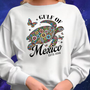 Sea Turtle The Gulf Of Mexico Estd 1550 T-Shirt