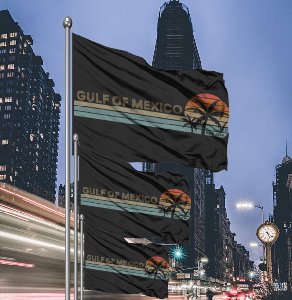 Gulf of Mexico, Anti Maga Trump Flag