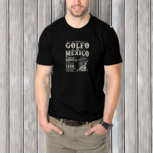 Retro Gulf of Mexico Name Origin 1550,Coastal History,Gulf of Mexico Shirt