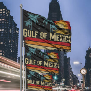 Sunset Gulf of Mexico Sea Resist Flag