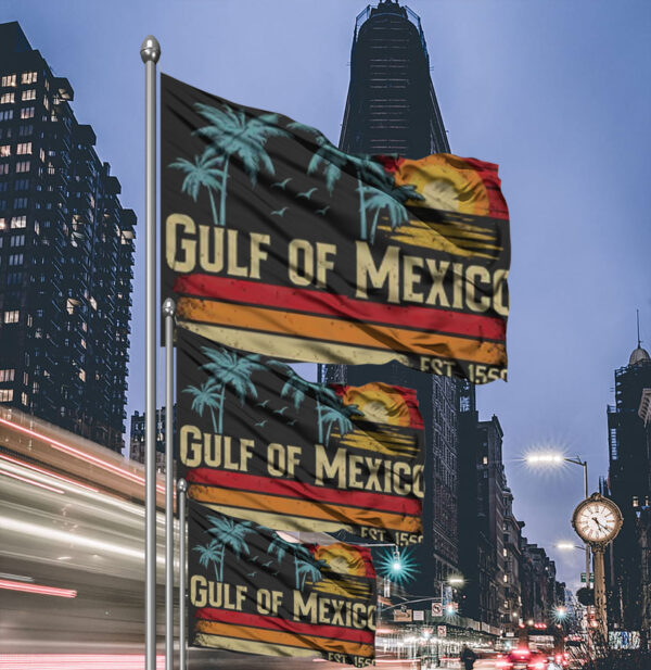 Sunset Gulf of Mexico Sea Resist Flag