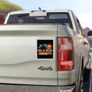 Sunset Gulf of Mexico Sea Resist Sticker
