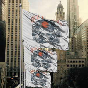 Vintage Gulf Of Mexico Est 1550 Flag